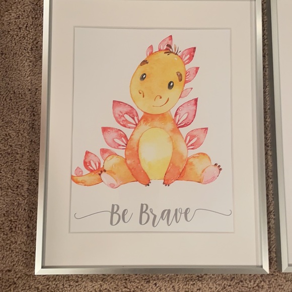 3 professionally framed drawings for nursery (sold as package all 3) - Picture 2 of 4